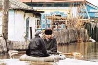 В Екатеринбурге 80% жилых домов затоплены талыми водами