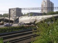 Работы по строительству моста через улицу Восточную идут по графику
